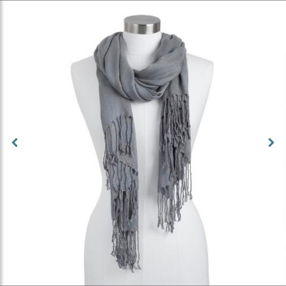 Cost Plus World Market Accessories - World Market Gray Dobby Pashmina Style Scarf